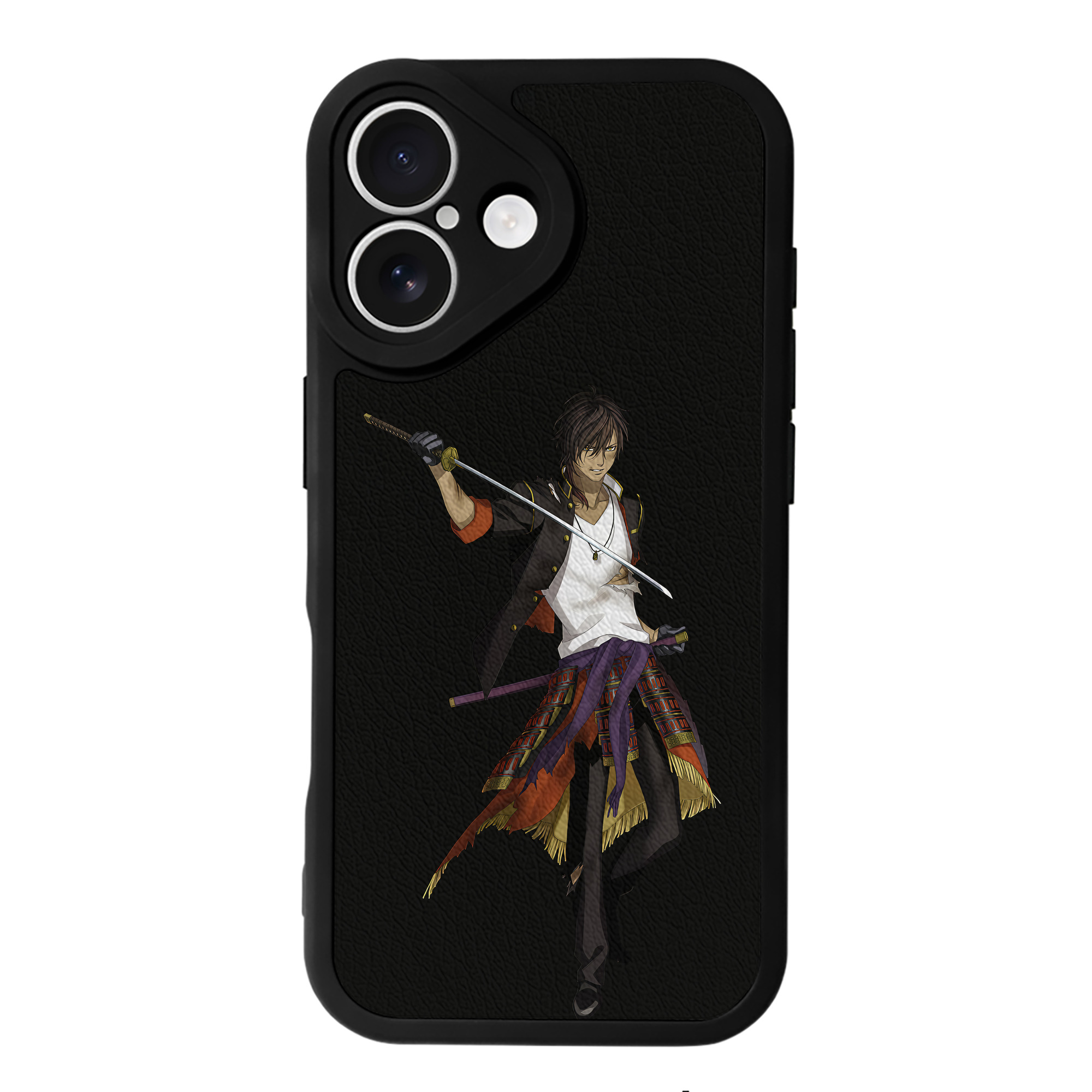 （画像用） 刀剣乱舞 Touken Ranbu 【iPhone 16シリーズ対応】シリコンスマホケース（レザー調） 材質：シリコン